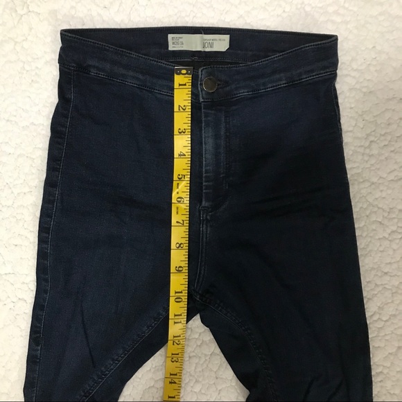 Topshop Joni Jeans - Dark Wash - Picture 7 of 7